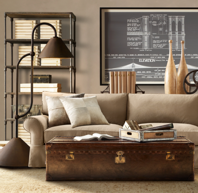 Vintage Trunks  By Restoration Hardware