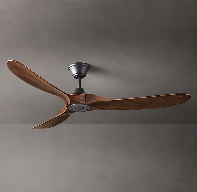 Maverick Ceiling Fan, Wooden Airplane Propeller Ceiling Fan