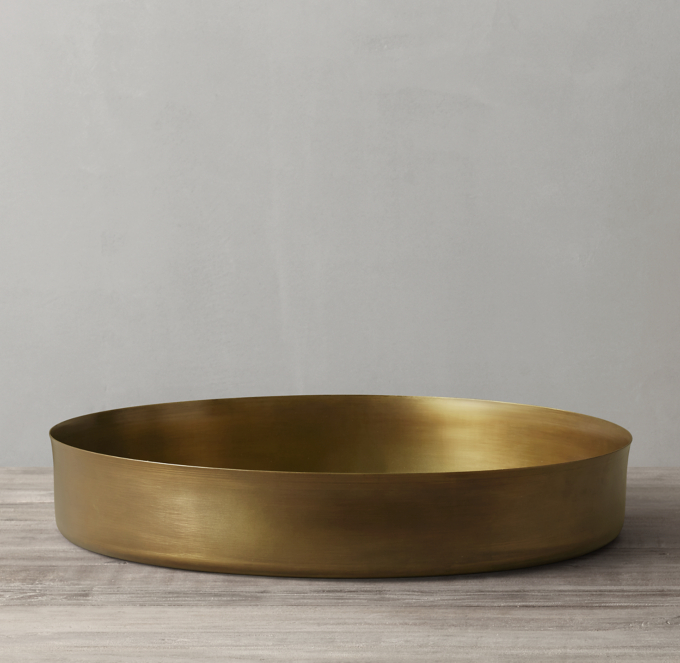 Handcrafted Metal Bowl - Large