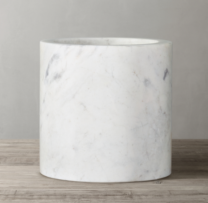 Round Marble Vessel - Small