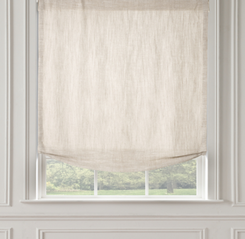 images of relaxed roman shades