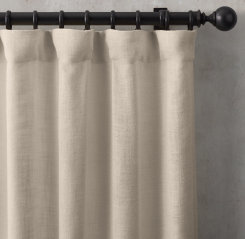 Rod Pocket Drapery Rh