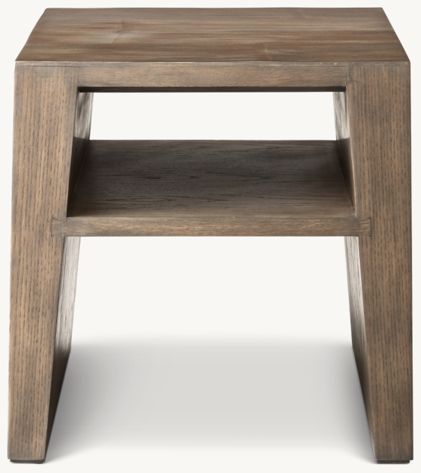 Wyeth Split Bamboo Square Side Table