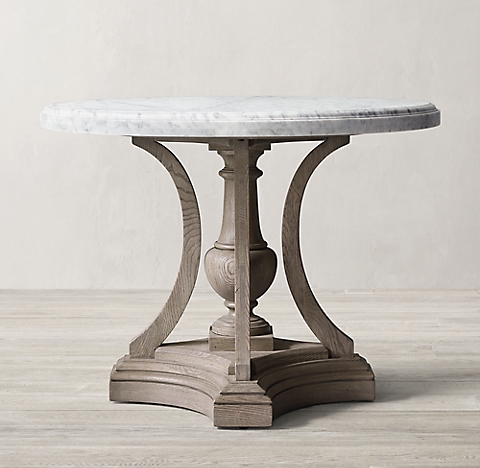 Entry Tables Rh, Round Pedestal Entrance Table