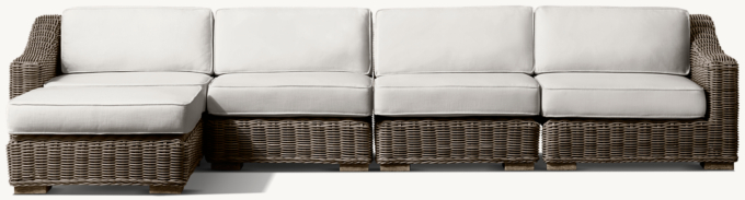 Provence Modular Sofa-Chaise Sectional
