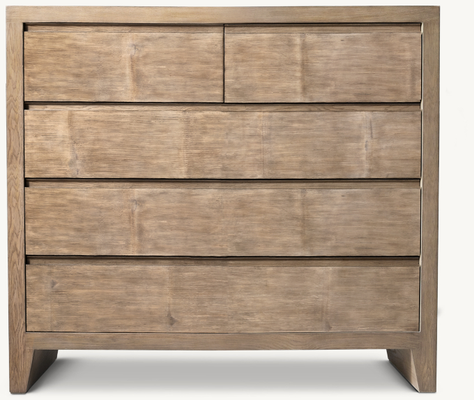 Wyeth Split Bamboo 5-Drawer Dresser