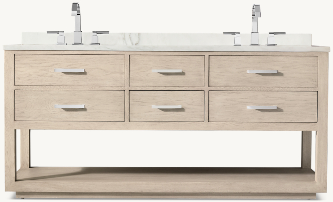 Kempton Oak Double Washstand