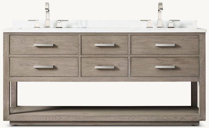 Kempton Oak Double Washstand