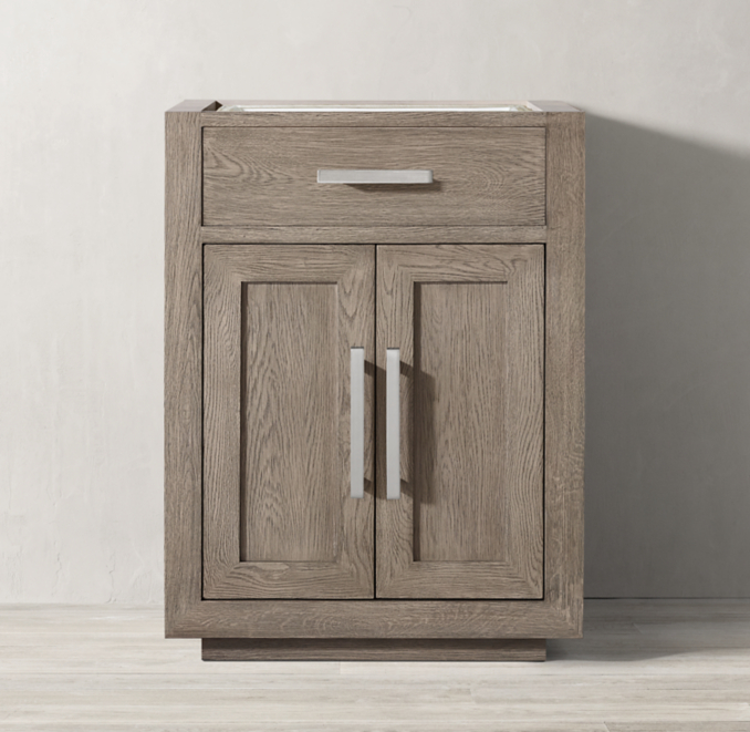 Kempton Oak Powder Vanity Base