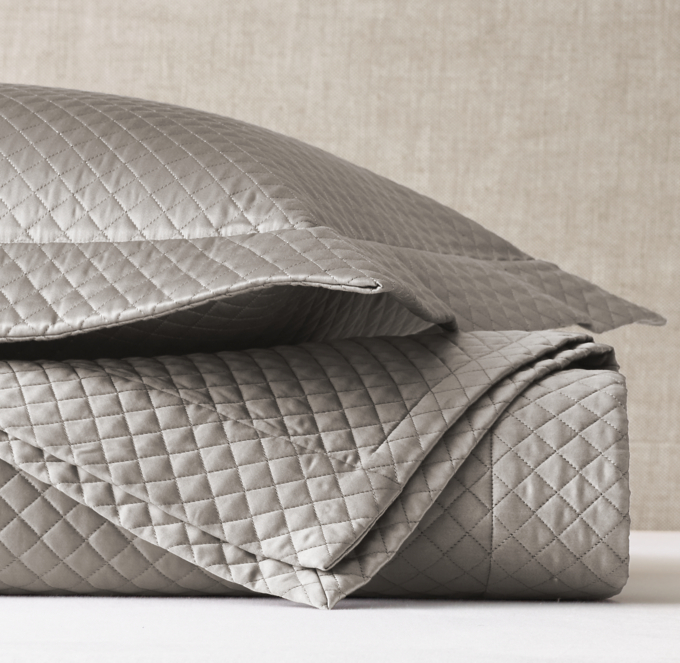 Color MIST : Italian Siena Sateen Diamond Quilt