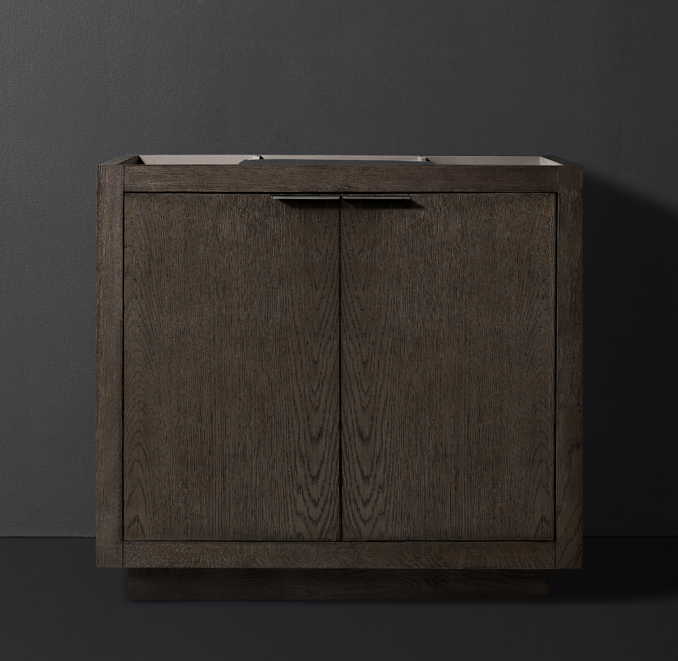 Larsen Oak Single Vanity Base