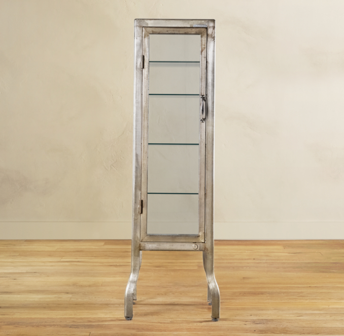 Pharmacy Small Bath Burnished Steel