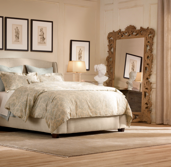 Rococo Leaner Mirror Natural