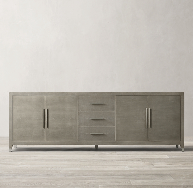 Graydon Shagreen 4Door Sideboard With Drawers