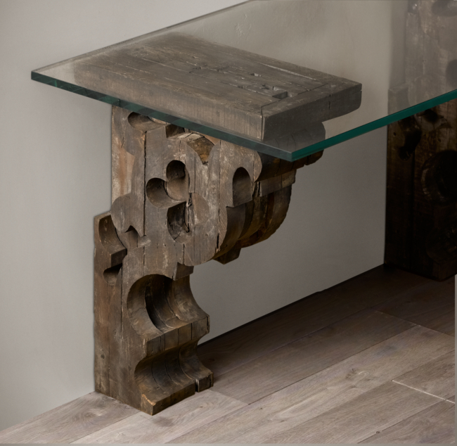 Corbel Glass Desk