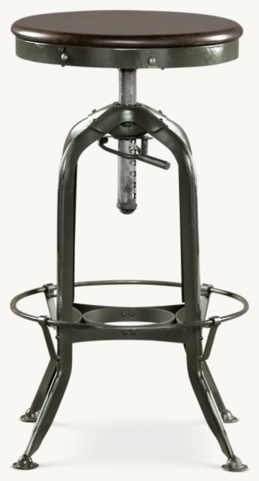 1940s Vintage Toledo Barstool | RH