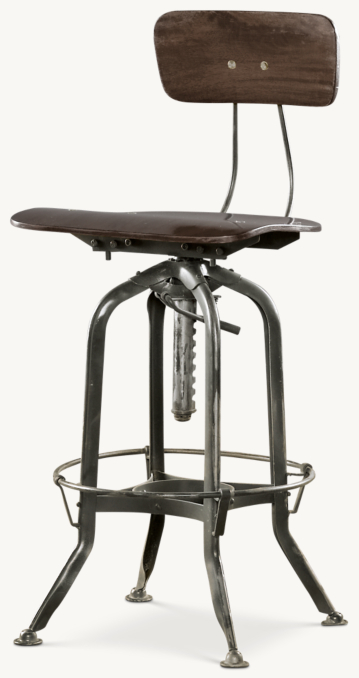 1940s Vintage Toledo Bar Chair | RH