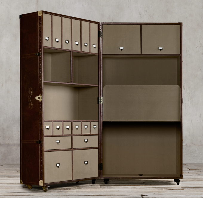 Mayfair Steamer Trunk 3-Drawer Desk from Restoration Hardware — Resiklo  Design