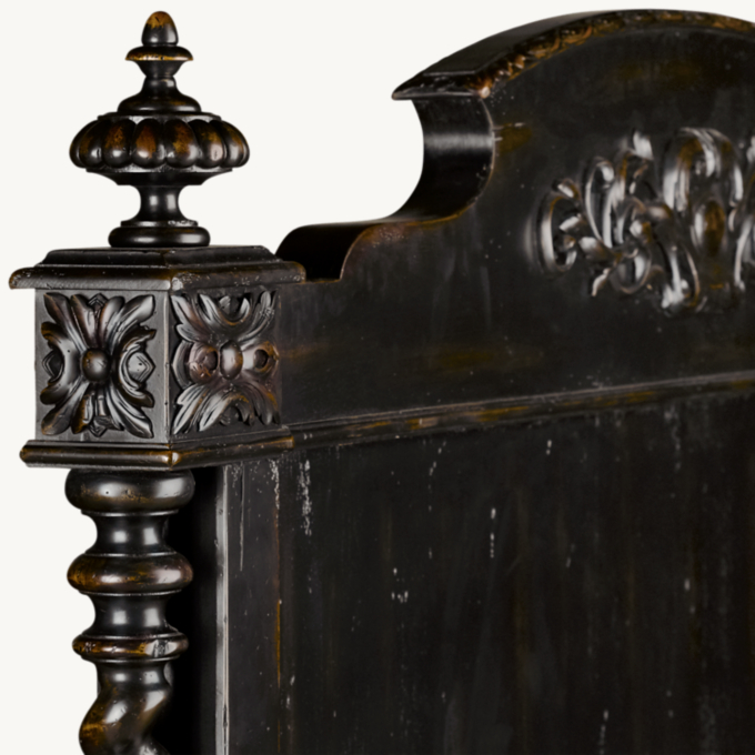 French Empire Panel Bed RH