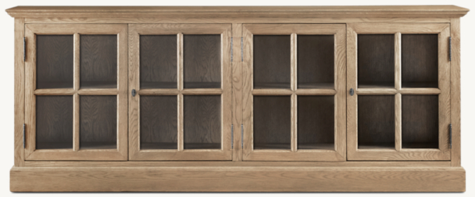 Front view of French Casement Sideboard 