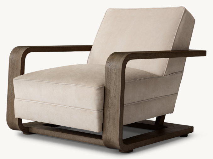 Laurent Leather Chair | RH