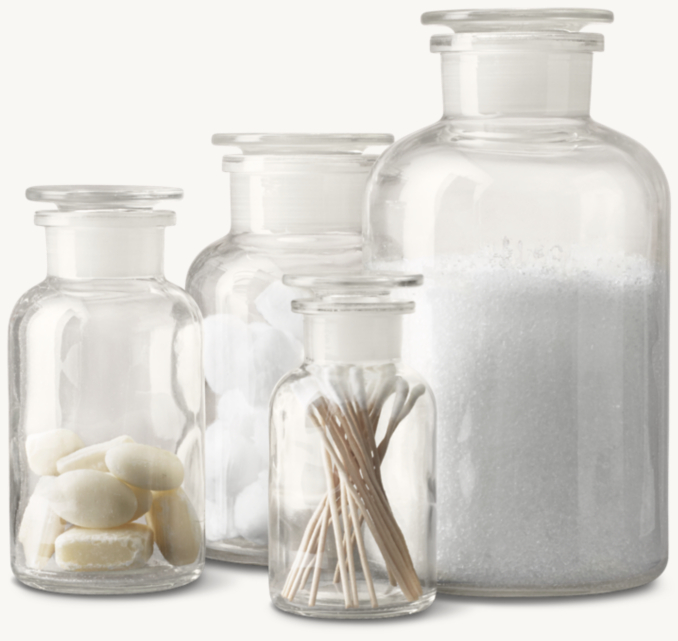 Pharmacy Glass Bottle 