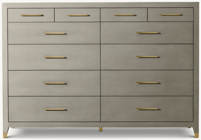 Shagreen tall deals dresser