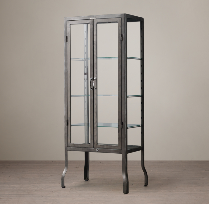 Pharmacy Large Bath Burnished Steel