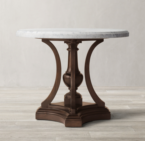 round entry table modern