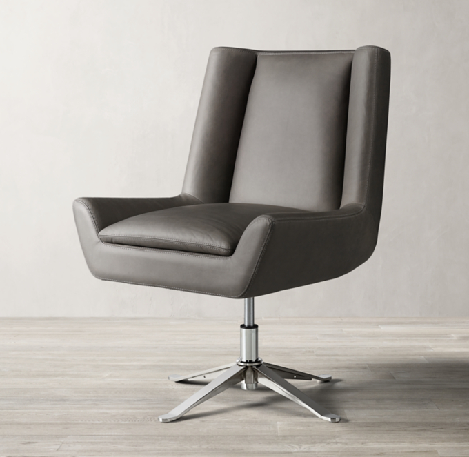 Luke Leather Desk Chair