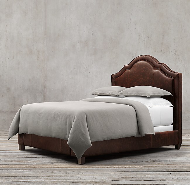 Jameson Leather Bed, Jameson King Bed