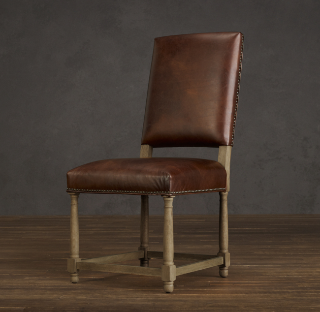 Empire Parsons Leather Side Chair