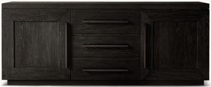 Machinto Double-door Media Console With Drawers