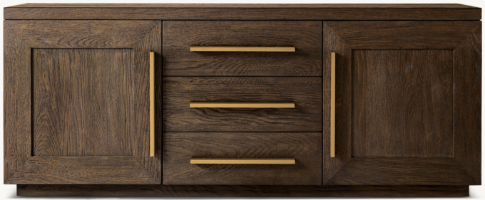 Machinto Double-door Media Console With Drawers