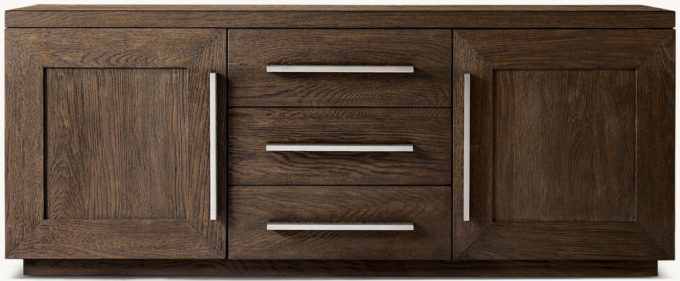 Machinto Double-door Media Console With Drawers