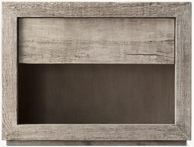 Reclaimed Oak Open Nightstand