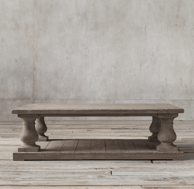 Balustrade Salvaged Wood Coffee Table