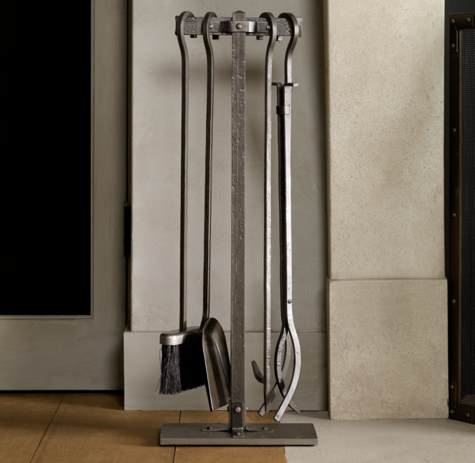 Fireplace tools restoration hardware