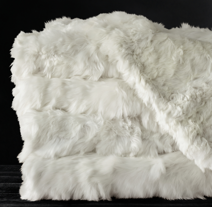 Suri Alpaca Fur Throw