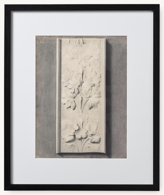 Front view of Morandi Charcoal Gingko 
