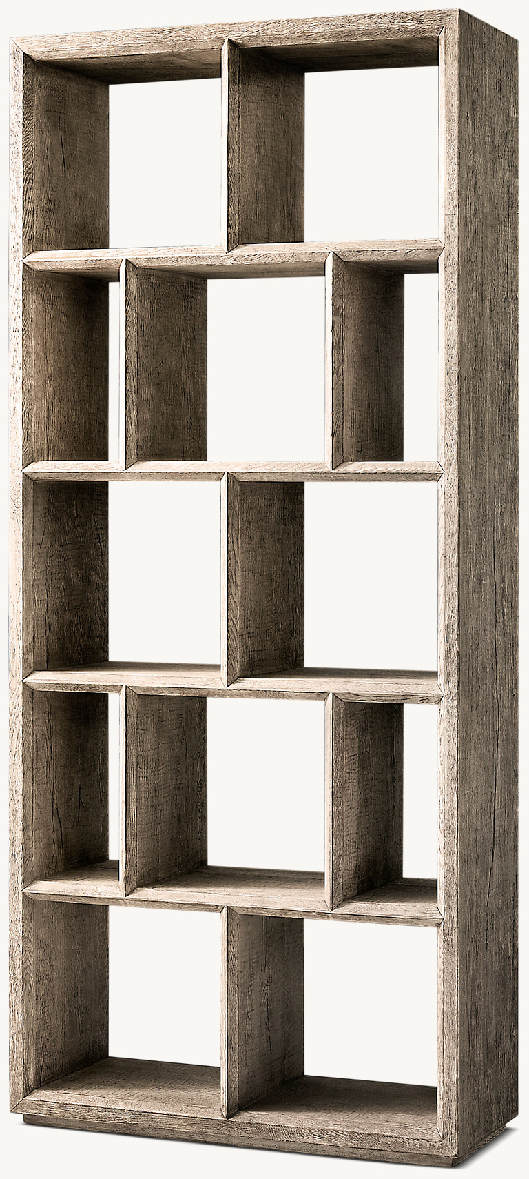 Reclaimed Oak Beveled Edge Shelving | RH Reclaimed Oak Beveled Edge Shelving | RH