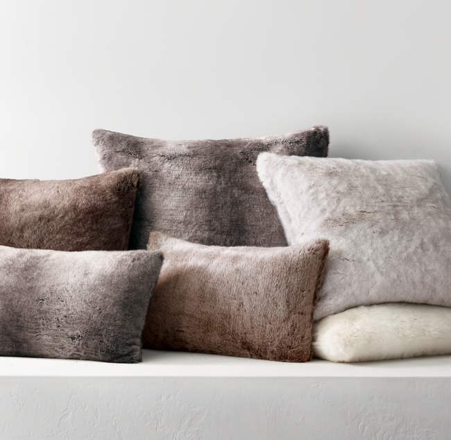Luxe Faux Fur Pillow Cover