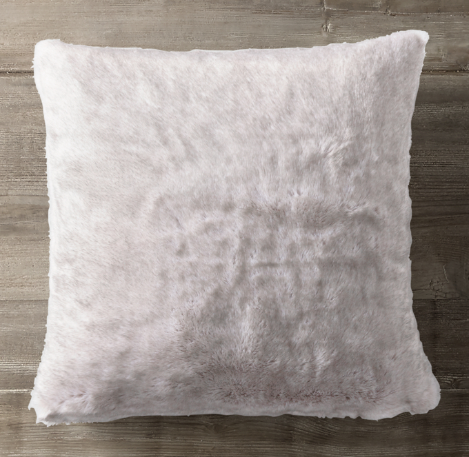 Luxe Faux Fur Pillow Cover Square