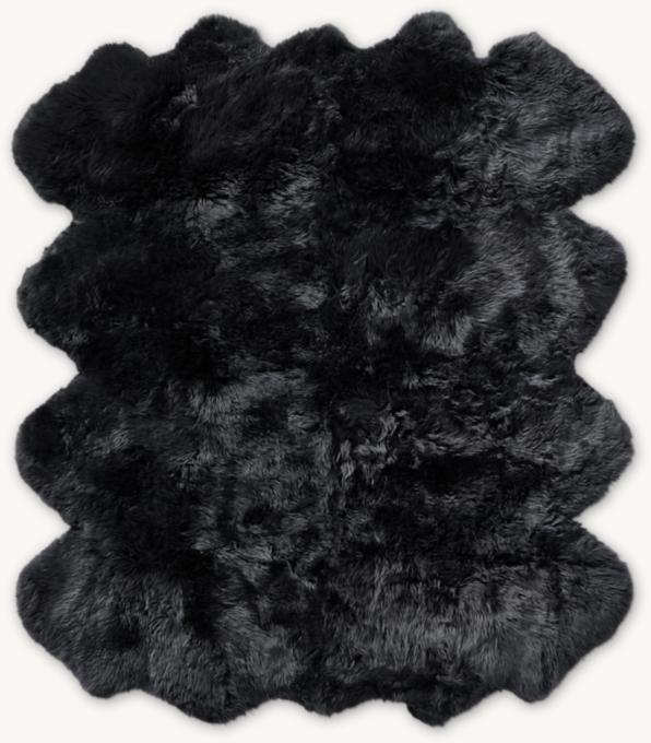 Oversized Natural Sheepskin Rug