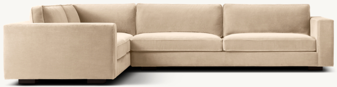Sofá modular en L con brazo izquierdo Maddox