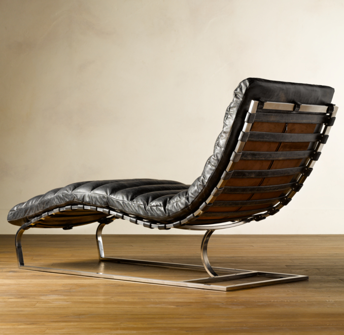 Oviedo Leather Chaise