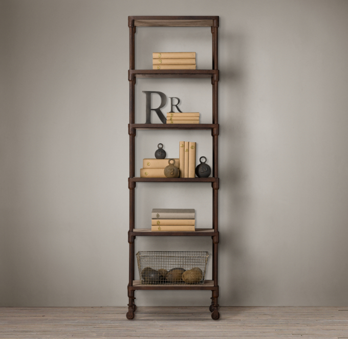 Dutch Industrial Narrow Single Shelving