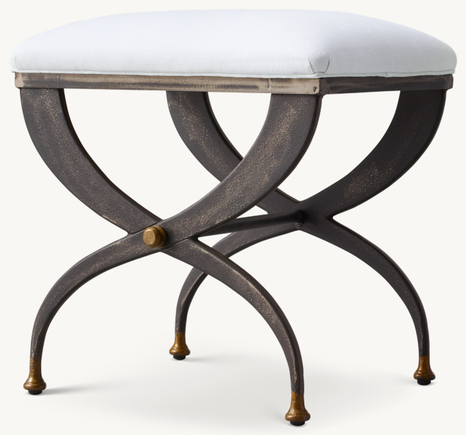 Restoration hardware vanity stool sale