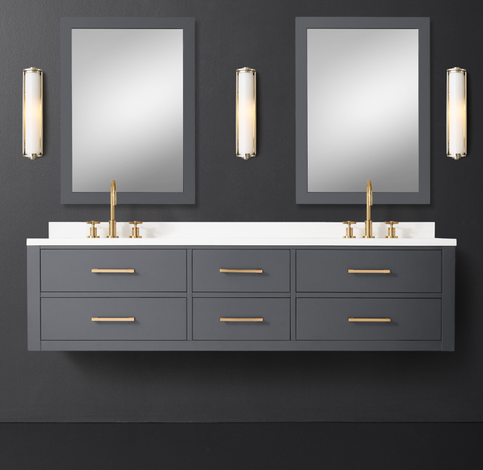 Hutton Double Floating Vanity