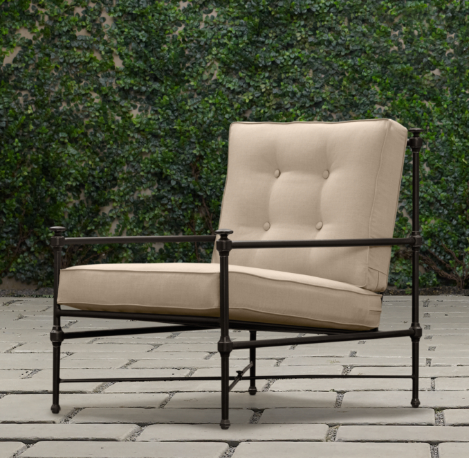 Shown in Linen Sunbrella® Canvas.
